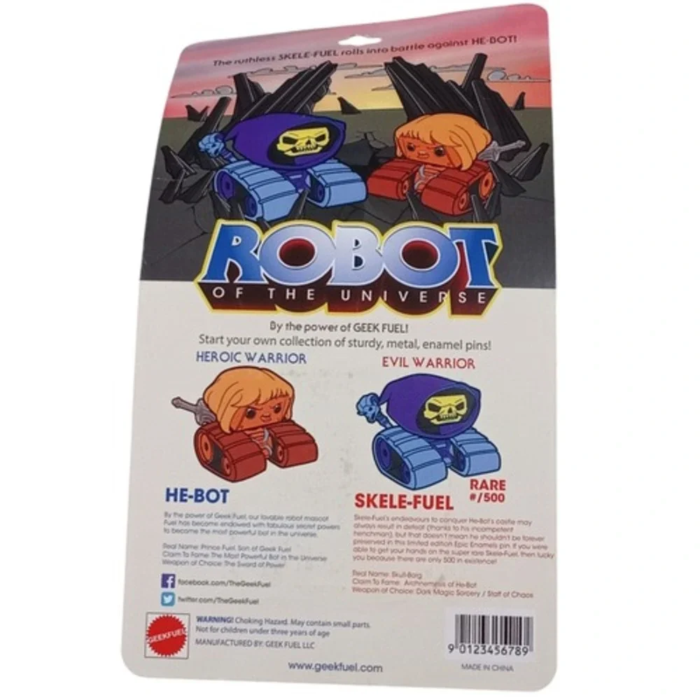 Geek Fuel Epic Enamel Robot of the Universe He-Bot MOTU He-Man 1.5